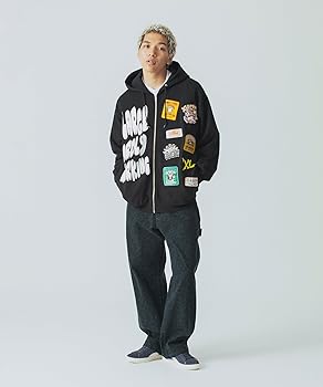XLARGE ブラックジャケット フード付き mr-vibes_xlarge2142